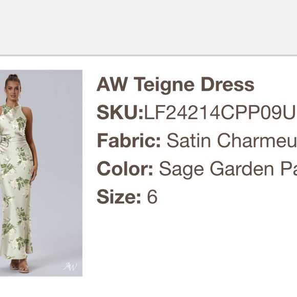 Safe Floral Bridesmaid Dress | AW TEIGNE DRESS - Picture 2 of 6